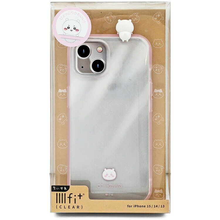 ちいかわ グッズ フレームIIIIfit Clear iPhone 15 / 14 / 13 対応ケース ストラップホール付き 551135