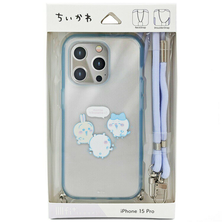 Rakuten - ちいかわ グッズ IIIIfit Loop iPhone 15 Pro 対応ケース 集合 ハチワレ うさぎ 558295