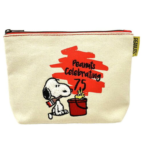 スヌーピー セレブレーション サガラ化粧ポーチ レッド PEANUTS 75th 202758 スヌーピー セレブレーション サガラ化粧ポーチ レッド PEANUTS 75th 202758
