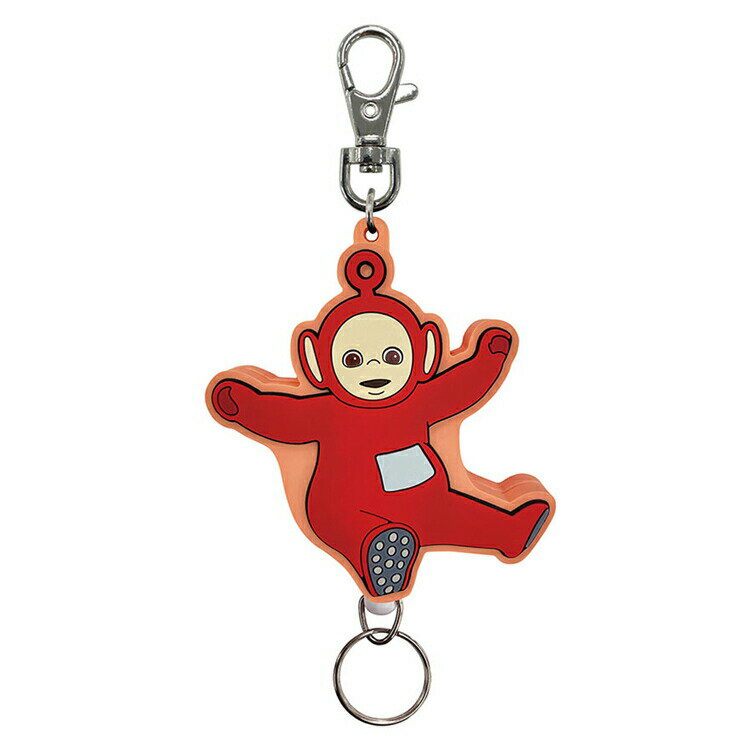 テレタビーズ 17047 ラバーリールキーホルダー ポー レッド