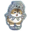 mofusand モフサンド グッズ スマホに貼れるサイズのホログラムステッカー イカちゃん