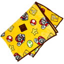 スーパーマリオ ポリエステルマイヤー毛布 ホッピングイエロー ウインターアイテム 881103