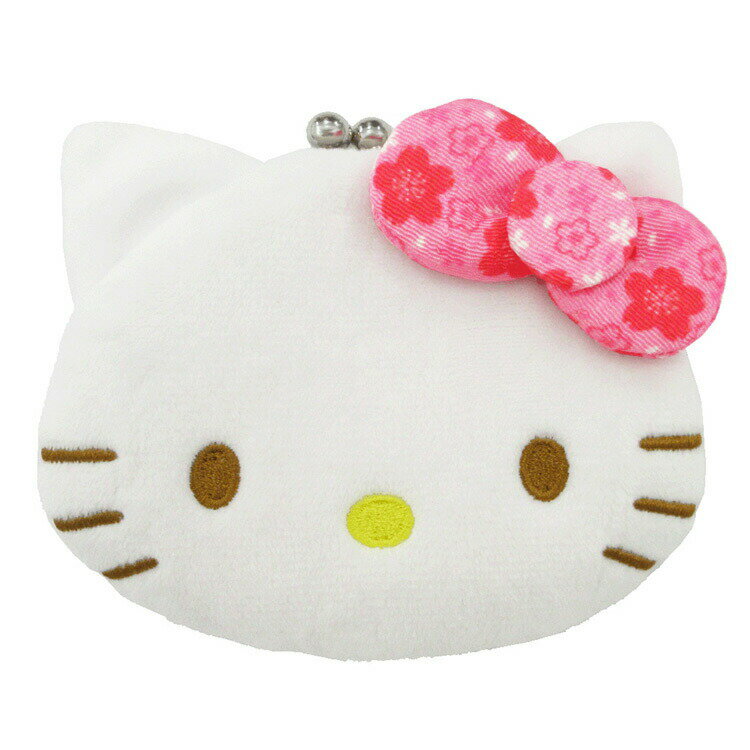 ハローキティ 和キャラがま コインケース 小物入れ 053385