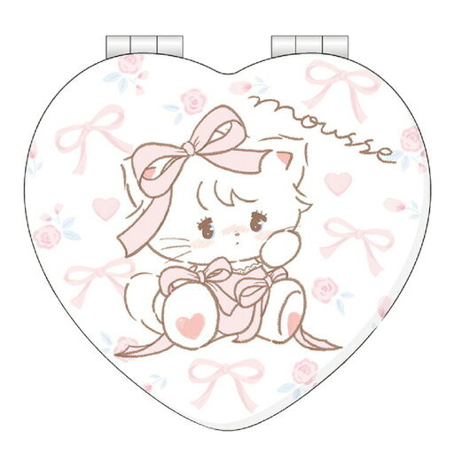 mikko illustrations ハートミラー ムース コンパクトミラー 512792 mikko illustrations ハートミラー ムース コンパクトミラー 512792