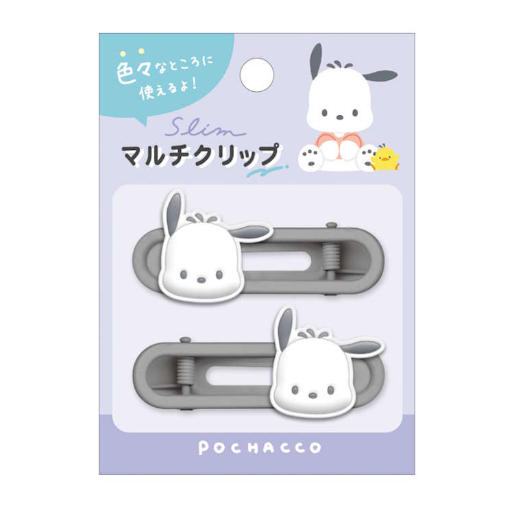 ポチャッコ スリムマルチクリップ ヘアクリップ 278252