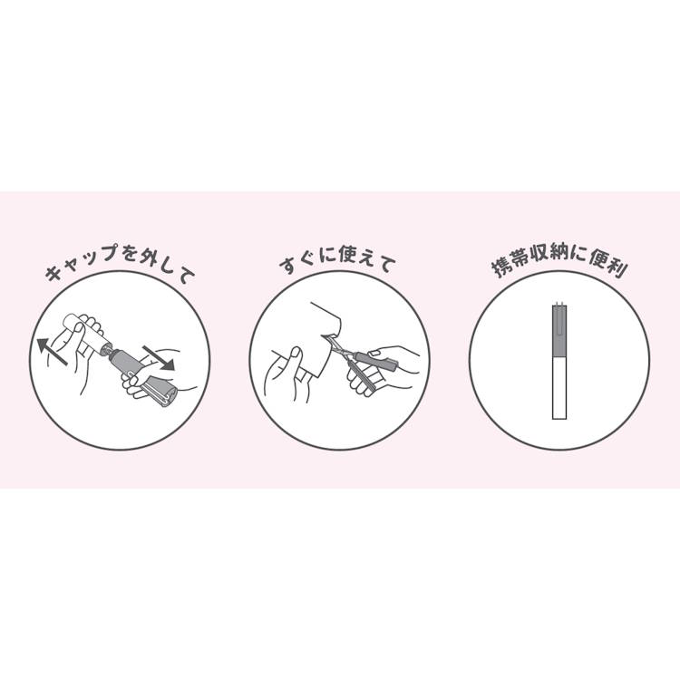 mofusand モフサンド スティッキール はさみ サメにゃん コンパクトシザー スリム スティック型 782218 anicharaya-10276354 ファンシーモンスター サンプル画像3