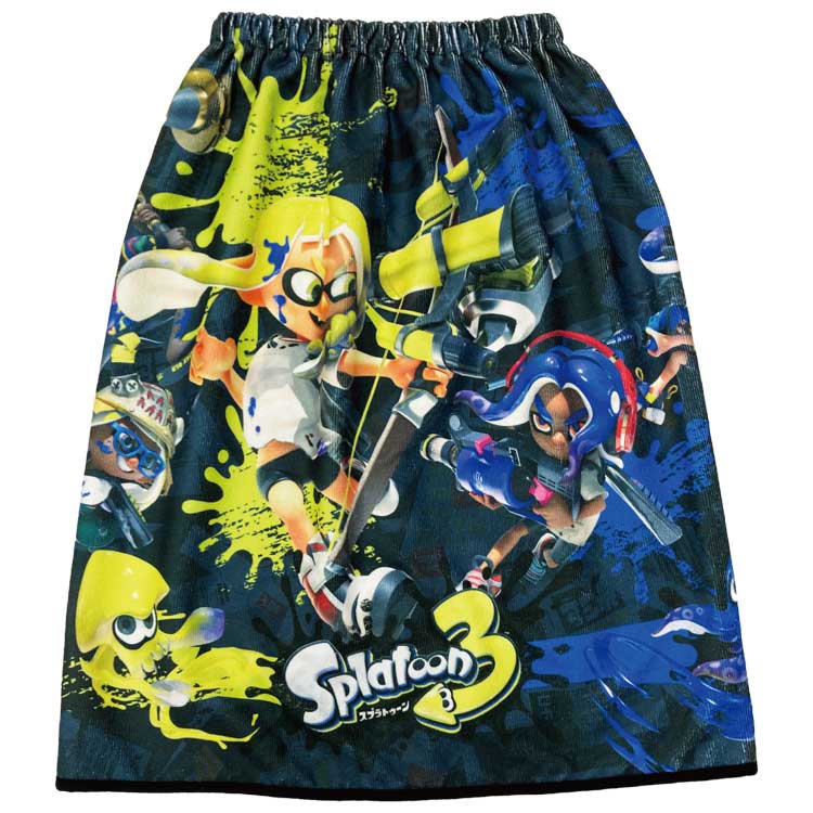 スプラトゥーン3 マキタオル 60cm 男児 ラップタオル キッズ 男の子 サマーアイテム 826727