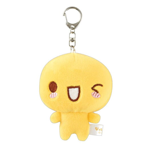 なっとうちゃん ぬいぐるみキーホルダー ウィンク 平成キャラクター 297932 なっとうちゃん ぬいぐるみキーホルダー ウィンク 平成キャラクター 297932