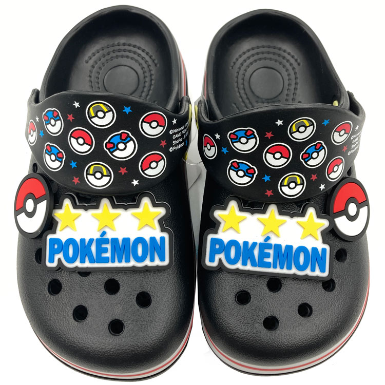 ポケットモンスター ポケモン EVAサンダル 子供用 20cm ブラック モンスターボール 350762