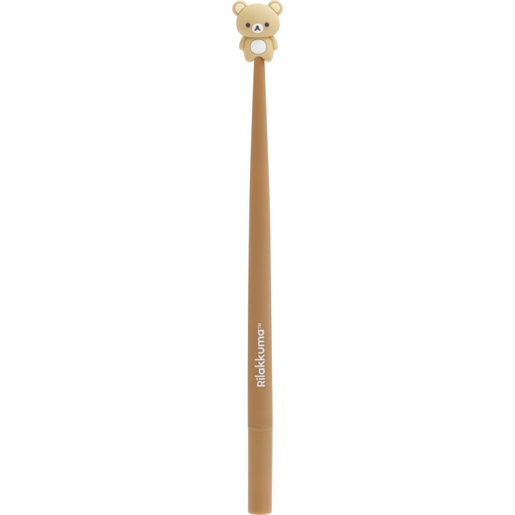 リラックマ くねくねボールペン0.5mm リラックマ BASIC RILAKKUMA Flower ベーシック フラワー マスコット付 曲がる