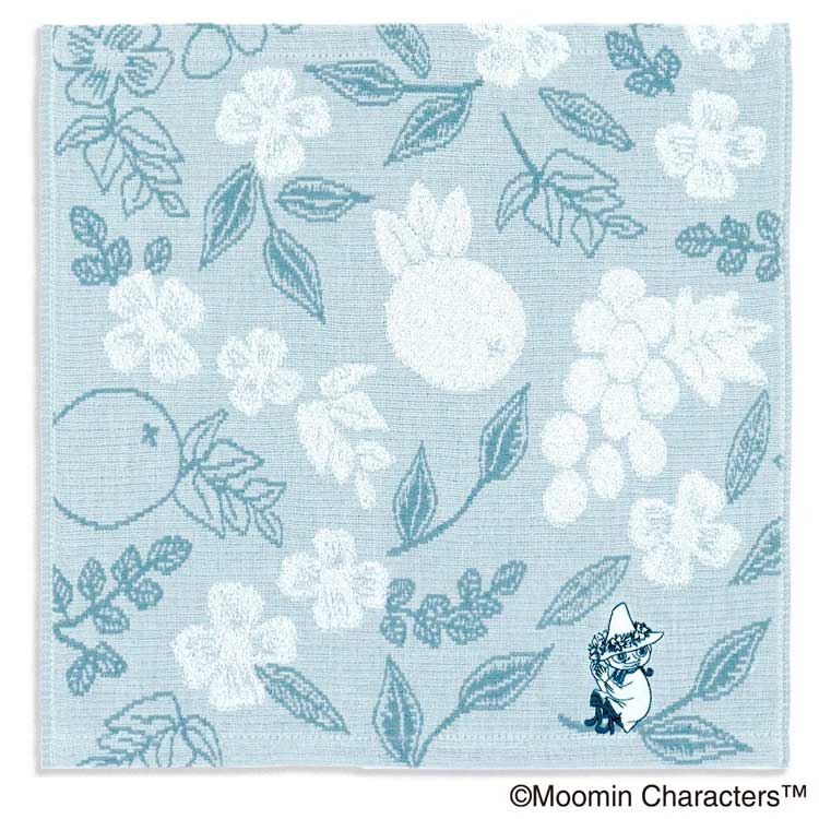 ムーミン 47-0041080B ウォッシュタオル ブルー フルーツガーデン MOOMIN