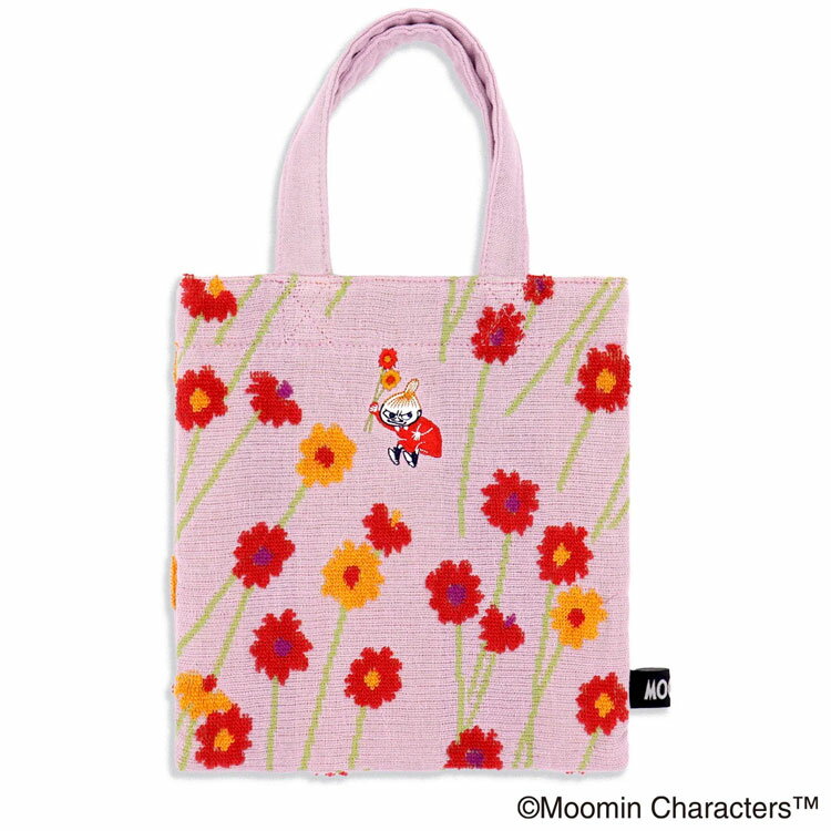 ムーミン グッズ 47-8427280PP ミニバッグ パープル お花摘み リトルミイ
