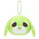 お茶犬 8203316 ぬくい~ず リョク ぬいぐるみ スクイーズ キーホルダー