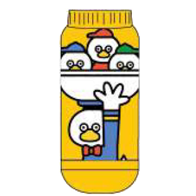 ドナルド×松本セイジ キャラックス ドナルドダック&ヒューイ・デューイ・ルーイ 靴下 ソックス レディース 184294