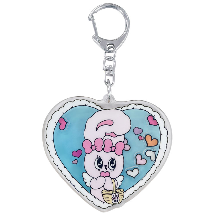 エスターバニー シャカシャカアクリルキーホルダー ブルー 348150