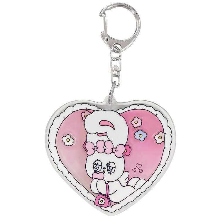 エスターバニー シャカシャカアクリルキーホルダー ピンク 348174