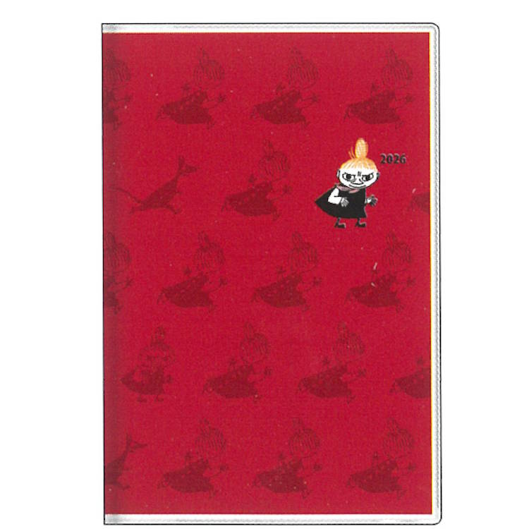 ムーミン 手帳 2026年 スケジュール帳 2025年10月始まり 月間 B7 リトルミイ 137728