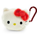 ハローキティ カラビナ付ふわミニポーチ イヤホンケース ふわふわ New Life Collection 210032