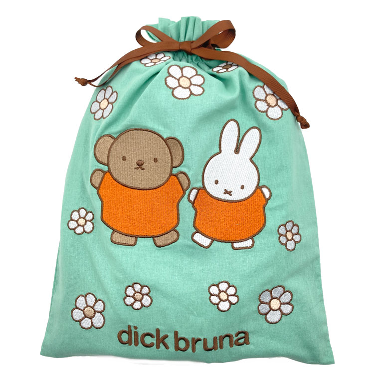 ミッフィー グッズ 刺繍巾着 おはな ディックブルーナ 189619