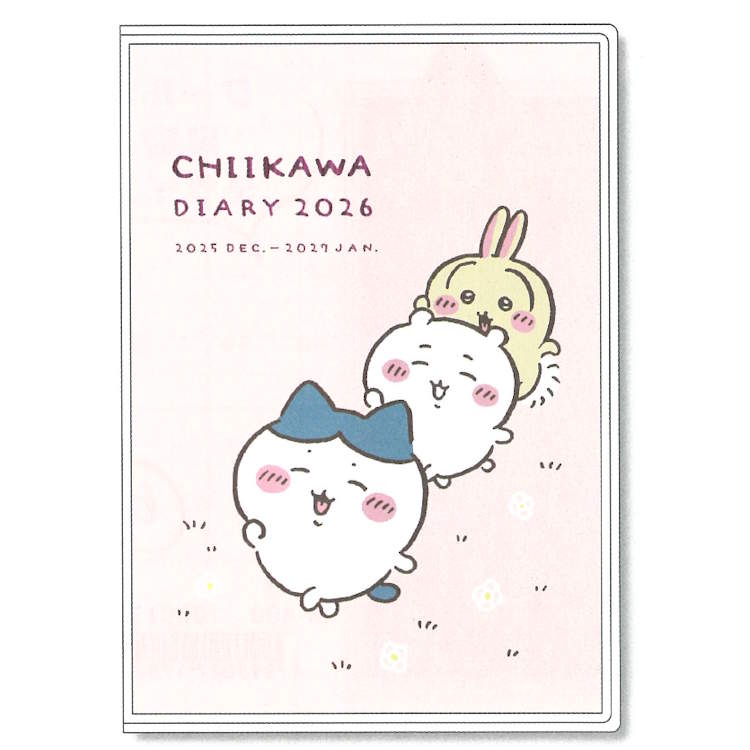ちいかわ 手帳 2026年 スケジュール帳 1000137363 2026年1月始まり A6 変形 コミック マンスリー なかよし 178275のサムネイル