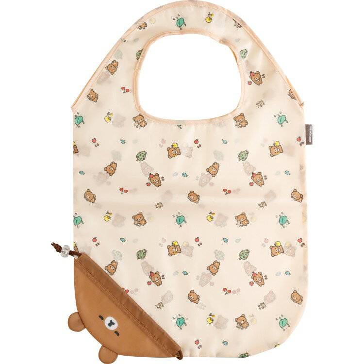 リラックマ エコロン チャイロイコグマ オレンジ エコバッグ