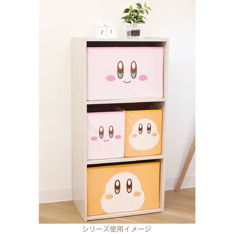 星のカービィ グッズ ぬいぐるみストレージBOX ハーフサイズ カービィ フェイス 221363 [2]