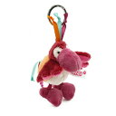 NICI ビーンバッグ ベラノ オウム ピンク 2025 10cm 鳥 BB キーリング ニキ アントレックス(3)