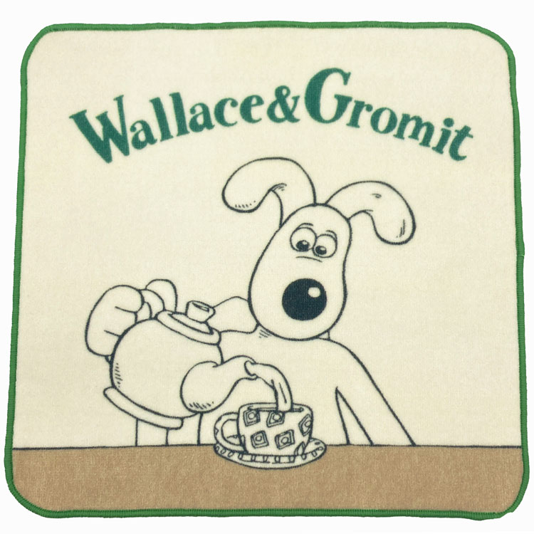 ウォレスとグルミット プチタオル ティータイム 088448