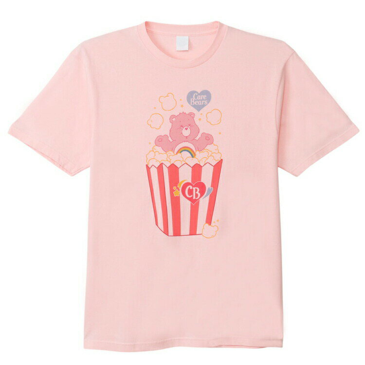 ケアベア Tシャツ ポップコーン L 半袖 レディース 157502