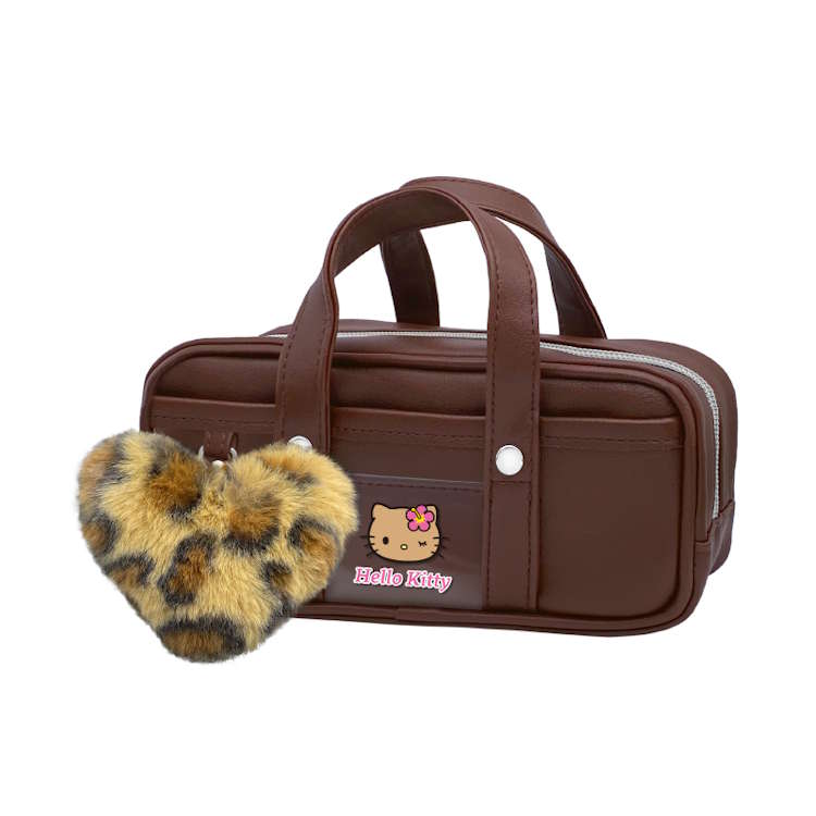 ハローキティ スクバ風ペンケース ブラウン 328261のサムネイル