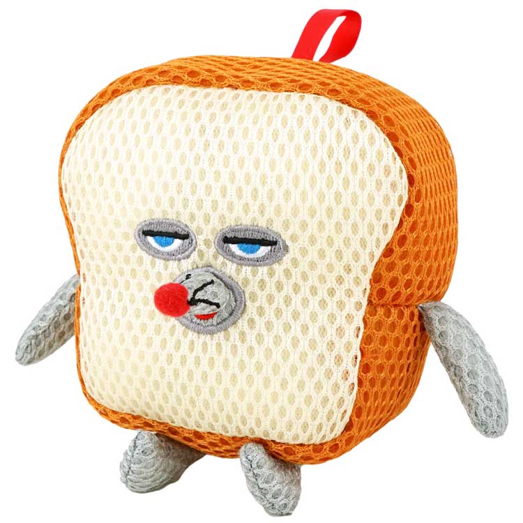 パンどろぼう グッズ バスぐるみ パンどろぼう ボディスポンジ 鈴入り 752025