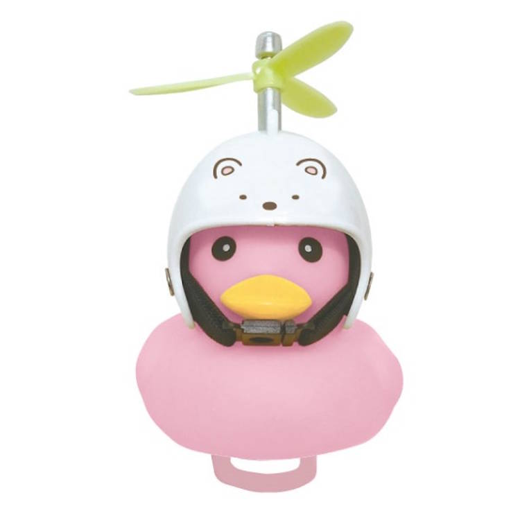 すみっコぐらし サイクリングマスコット しろくま 自転車 アヒル プロペラ ヘルメット 610876