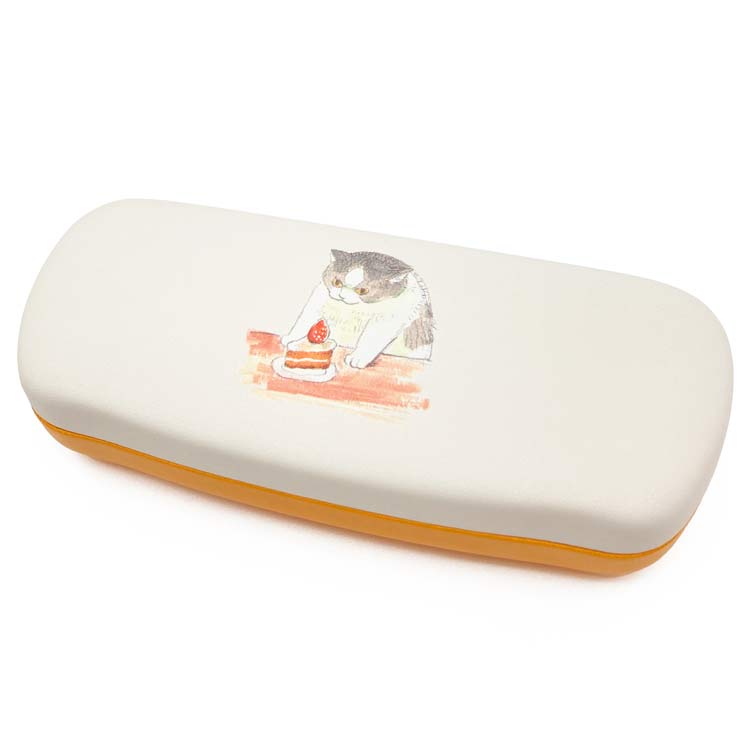 三毛猫モブは猫缶を稼ぎたい Mobu' Diary メガネケース&クロスセット Cake 第2弾 988485