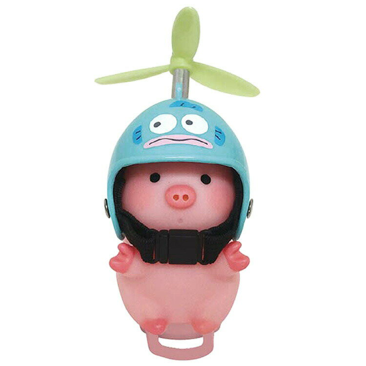 ハンギョドン サイクリングマスコット 自転車 ブタ プロペラ ヘルメット 612153
