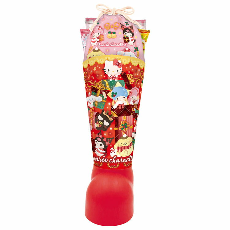 サンリオキャラクターズ ブーツ 巾着袋付 クリスマス お菓子