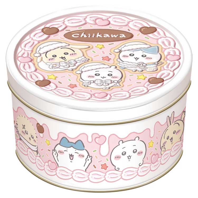 ちいかわ ホールケーキ缶 クリスマス お菓子