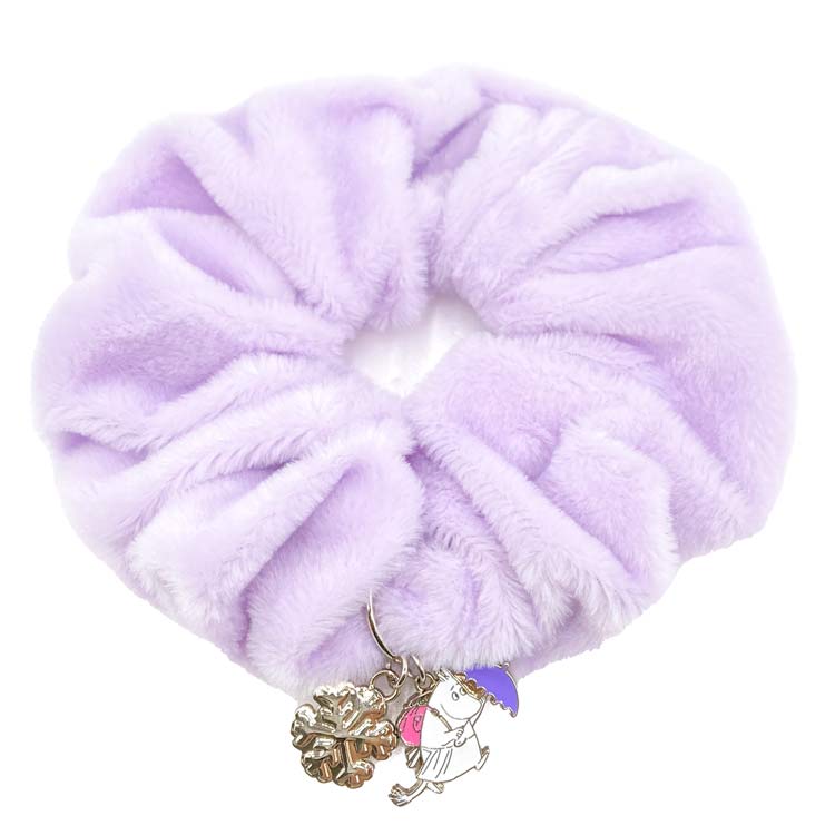 ムーミン グッズ ファーシュシュ PURPLE SNOWY WAY HOME 331783