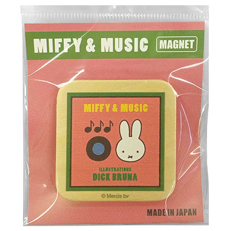 ミッフィー ウッドマグネット ピンク MIFFY&MUSIC 603828