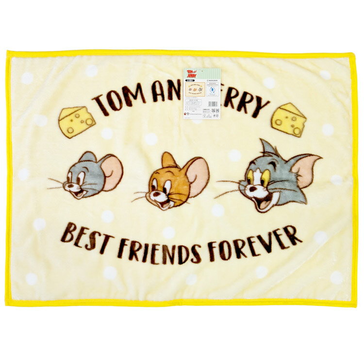 トムとジェリー ポリエステルマイヤーひざ掛け チーズスマイル ウインターアイテム 929935
