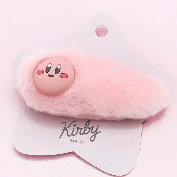 星のカービィ ファー前髪クリップ カービィ フェイクファーアクセサリーシリーズ 469530