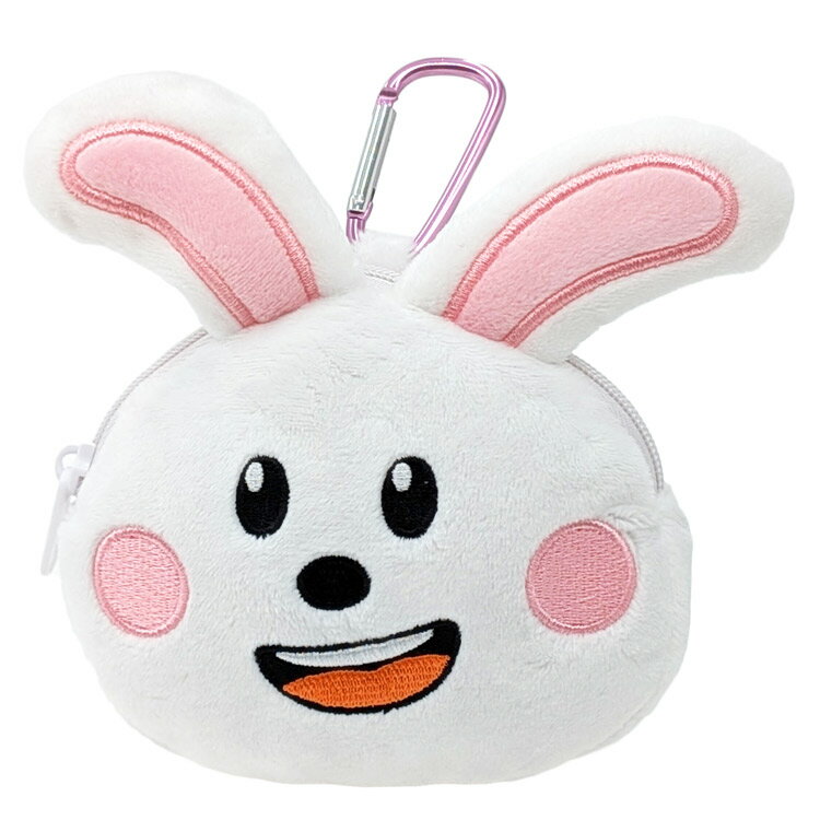 たべっ子どうぶつ カラビナ付きぬいぐるみファスナーマスコット うさぎ THE MOVIE 253777