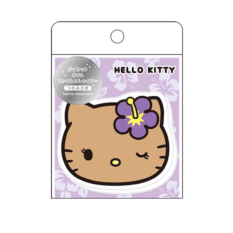 ハローキティ ダイカットネイルファイル&シャイナー ヒヤケ 爪磨き つめみがき シャイナー面 ファイル面 361893