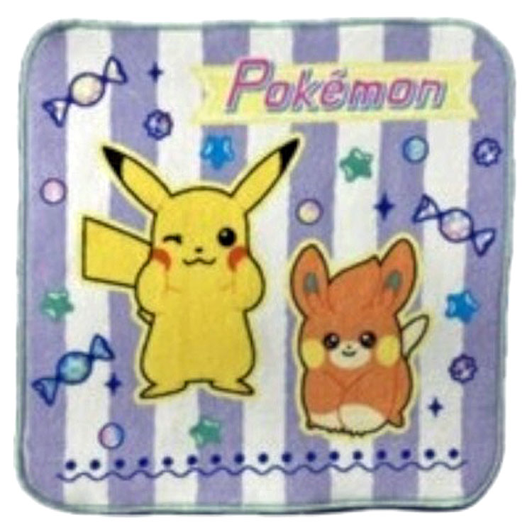 ポケットモンスター ポケモン P5112-03 プチタオル ピカチュウ・デデンネ 094838