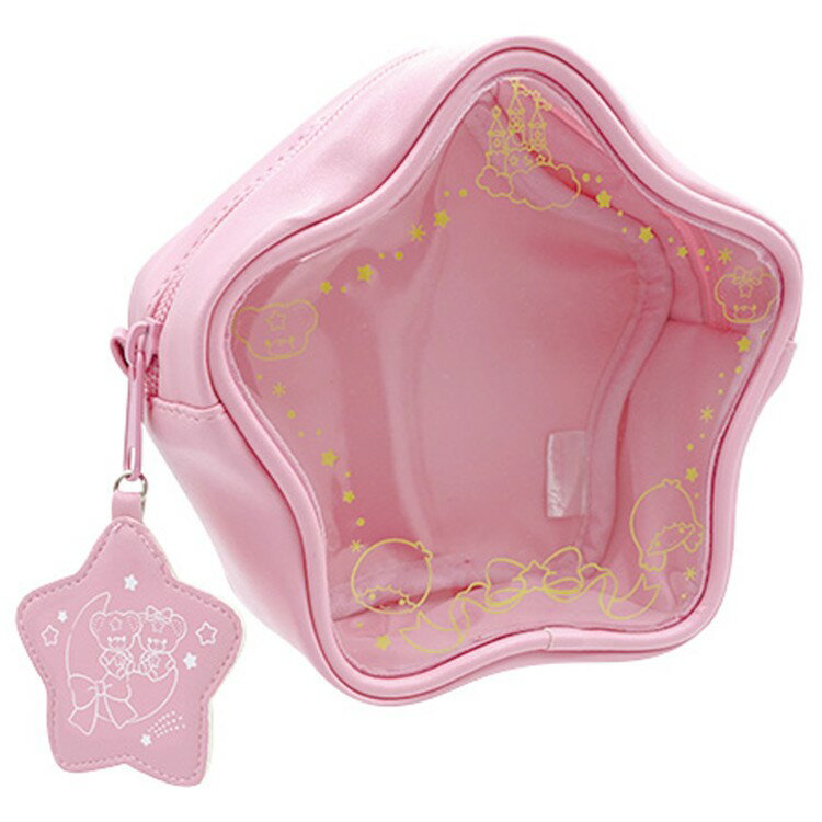 リトルツインスターズ 8203-489 星型ポーチ 雪灯りのファンタジー ピンク