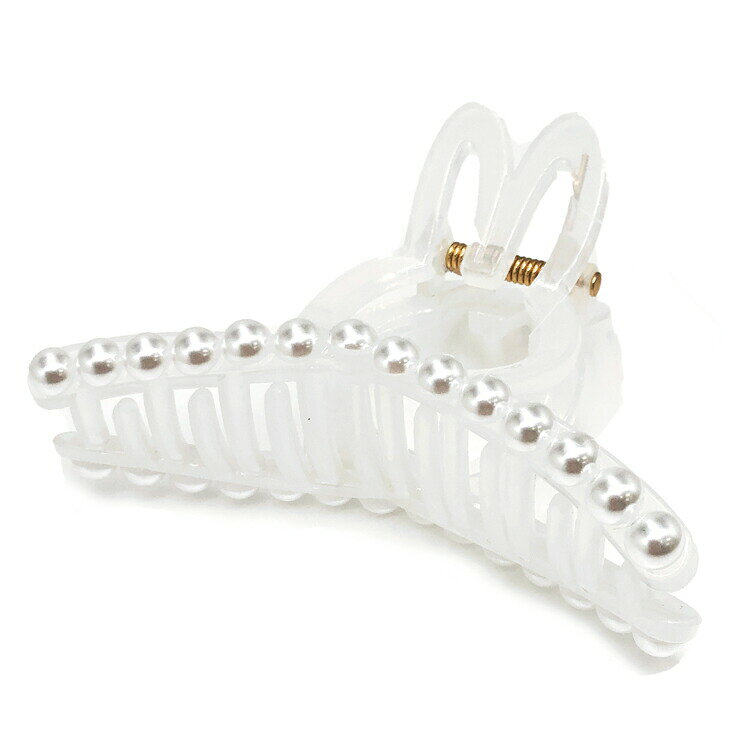 ミッフィー グッズ ツイストバンスクリップ CLEAR TWEED & PEARL 569063