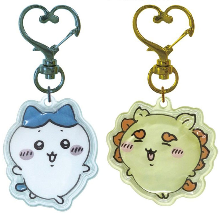 ちいかわ グッズ ぷっくりったいペアキーホルダー ハチワレ×シーサー 616779