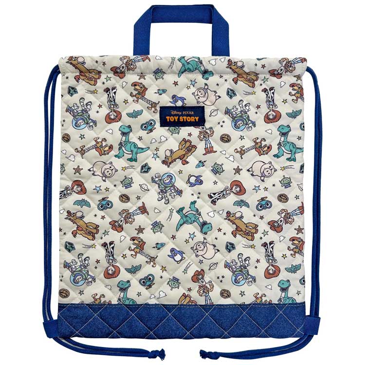 トイストーリー キルトナップサック ベージュ 入園入学 202908