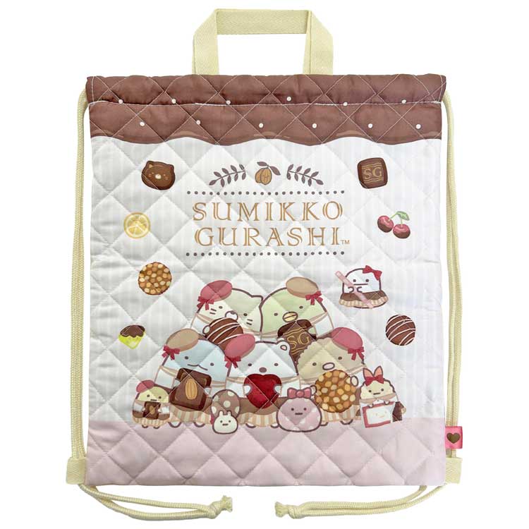 すみっコぐらし キルトナップサック アイボリー 入園入学 203431