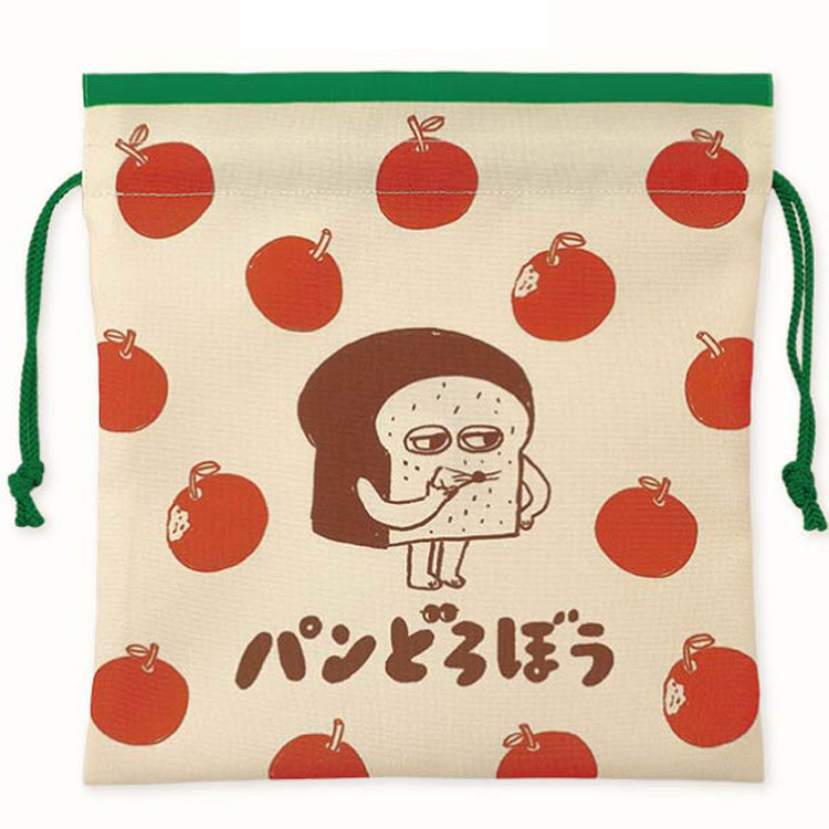 パンどろぼう グッズ 巾着 M ベージュ 328095