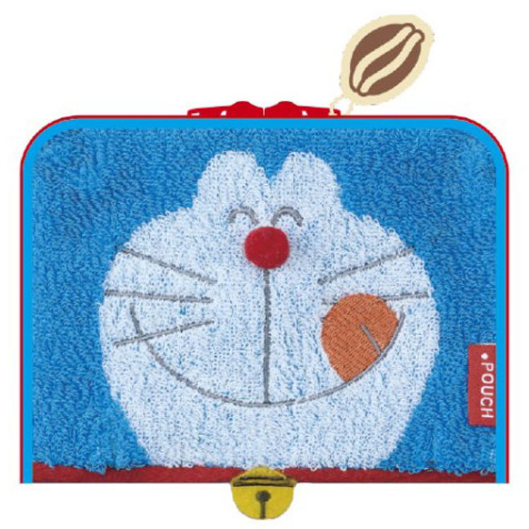 ドラえもん どっとポーチ ショート フェイス どら焼き ファスナー付タオル BF Short .POUCH